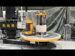 Станок для резки камня для нижней и верхней части колонны