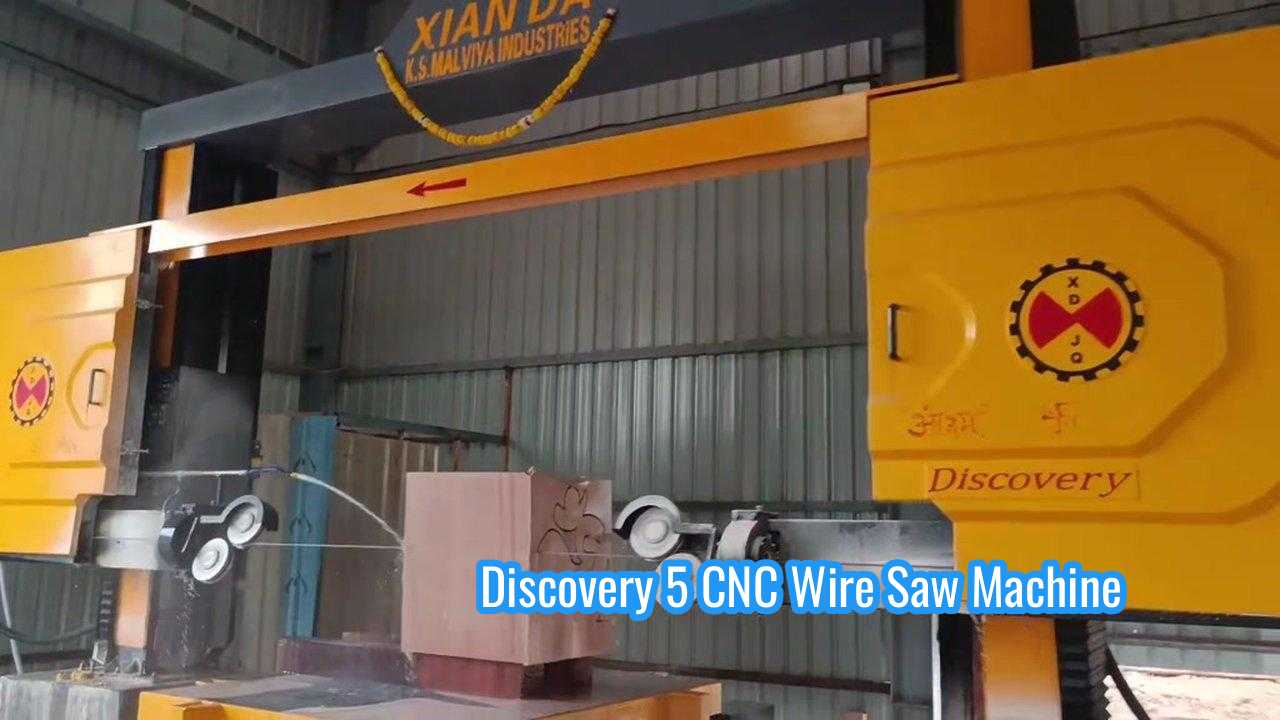 КИТАЙ 5-осевая CNC бриллиантовая дротовая пила с 11кВт главным двигателем для обработки камня 2600 * 3000 * 1500 для продажи