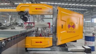 Алмазная канатная пила с ЧПУ для бордюрного камня