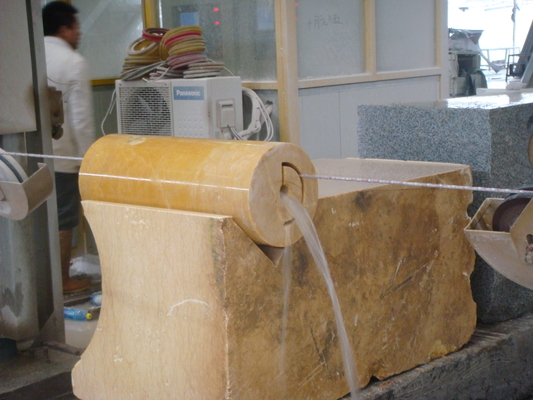 4 оси Diamond Wire Saw Stone Cutting Tool с управлением CNC