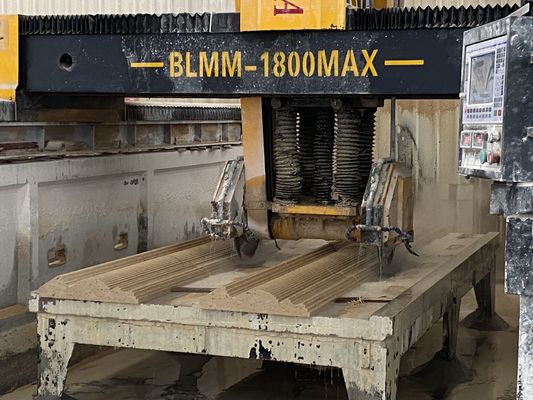 Машина для резки каменных профилей с двойной балки мостового типа Линейная резка и фрезерная