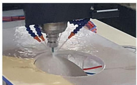 Точная 3-осевая каменная CNC резьба для умывального бака