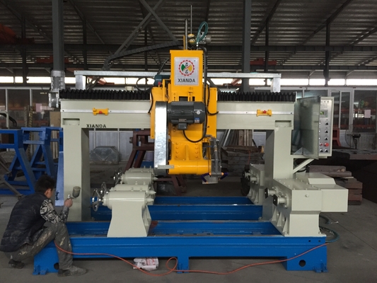PLC/CNC высокая точность четырехкомпьютерная режущая машина для колонн, колонн, дорожных барьеров