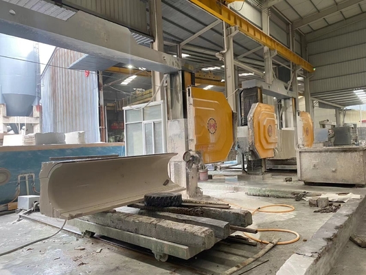 Автоматическая CNC-машина для резки с помощью проволочной пилы для мрамора и гранита