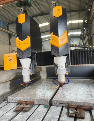 Высокопроизводительная 3-осевая CNC каменная резьба для обработки мрамора и гранита