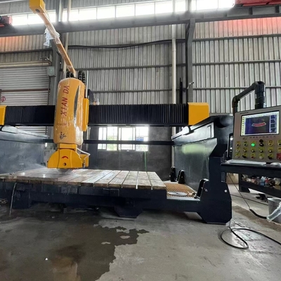 Система безопасности 8000 кг CNC 5-осевой мостовой режущей машины для передового производства