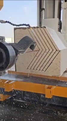 4-осевая CNC бриллиантовая проволочная пила с автоматической системой управления для мрамора, гранита