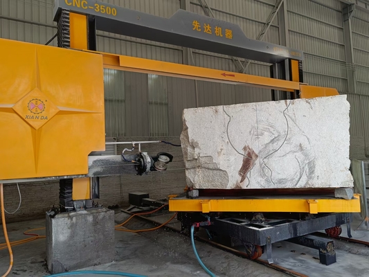 Высокоточная CNC бриллиантовая проволочная пила для резки и обрезки мрамора и гранита