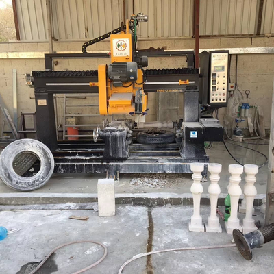 Высокоэффективная четырёхчленная CNC/PLC режущая машина для высокоточной каменной обработки