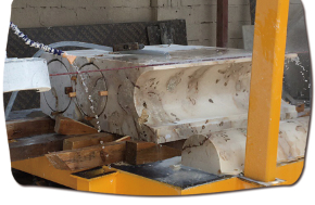 4-осеная CNC бриллиантовая дротовая пила машина для прецизионной резки камня для специальных форм и изогнутых конструкций
