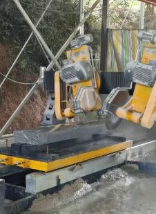 Станок для снятия фаски дугой на камне с ЧПУ, с двумя дисками, для гранита и мрамора, 45°, высокая точность