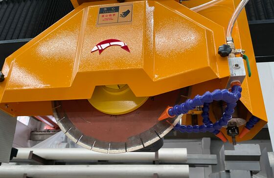 Диаметр диска 350-450 мм, 4+1-осевой мостовой камнерезный станок