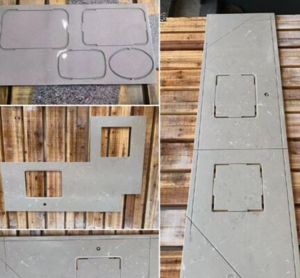 4 +1 Оси мостовой режущей машины для тяжелых задач