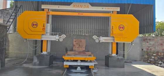 Умная CNC бриллиантовая проволока пила каменная режущая машина с четырьмя спиндовыми связями высокая стабильность двигатель высокая безопасность для гранита