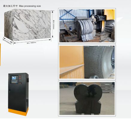 Компактный 4-осевой станок для резки алмазной проволокой для профилирования мрамора и гранита - Малая машина для резки камня с сертификатом CE