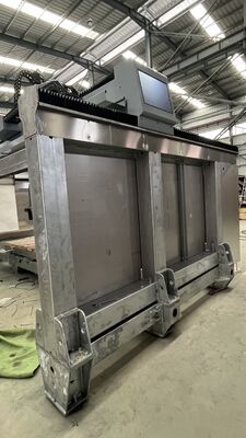 5-осевой мостовой камнерезный станок итальянская система DDX пильный диск 900 мм с опциональной защитной раздвижной дверью