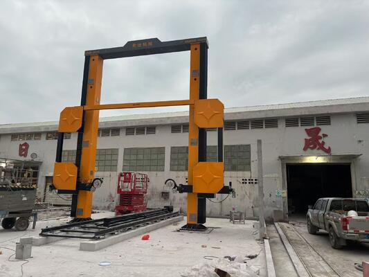 Станок для резки камня с алмазным проволочным канатом с ЧПУ, максимальный размер обработки 3500*3000*1800 мм и главный двигатель мощностью 11 кВт для резки камня