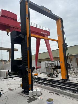 Станок для резки камня с алмазным проволочным канатом с ЧПУ, максимальный размер обработки 3500*3000*1800 мм и главный двигатель мощностью 11 кВт для резки камня