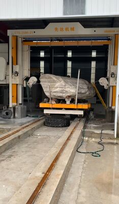 Станок для резки камня с алмазным проволочным канатом с ЧПУ, максимальный размер обработки 3500*3000*1800 мм и главный двигатель мощностью 11 кВт для резки камня