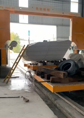 Станок для резки камня с алмазным проволочным канатом с ЧПУ, максимальный размер обработки 3500*3000*1800 мм и главный двигатель мощностью 11 кВт для резки камня