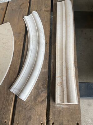 Автоматическая 5-осевая мостовая режущая машина с системой DDX для обработки камня и максимальным размером 3200x2000 мм