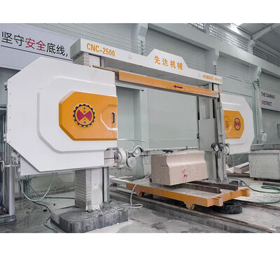 Высокоэффективная CNC-управляемая бриллиантовая дротовая пила с четырёхспиндовым соединением для резки камня