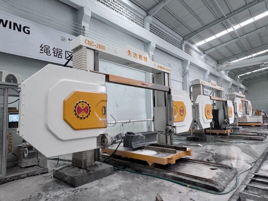 CNC-управление Diamond Wire Saw Machine с высокой точностью резки и четырёхспиндовым соединением для резки камня
