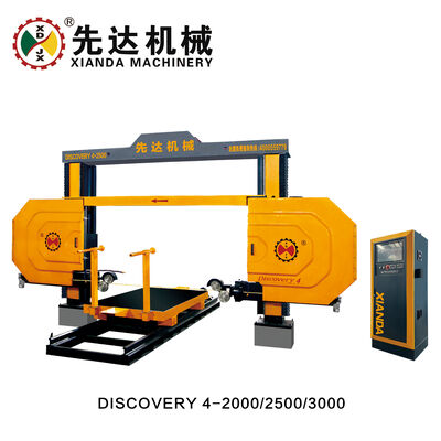 Xianda Бренд CNC Diamond Wire Saw Machine с четырьмя шпинделями для резки камня 3000x2000x1500 мм и диаметра колеса 1600 мм