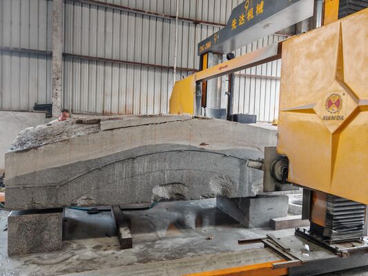 CNC-управление Diamond Wire Saw Machine с высокой точностью резки и четырёхспиндовым соединением для резки камня