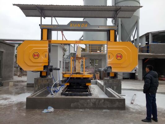 Xianda Discovery 5-осевая CNC бриллиантовая проволочная пила для мраморного гранита 3D дуговой колонны формования каменного профилирующего резака