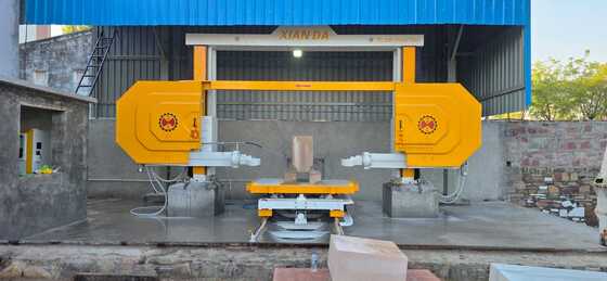 XIANDA высокоскоростная 4-осевая CNC бриллиантовая дротовая пила для точной резки камня