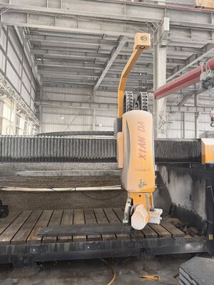 Машина для резки 5-осевой CNC мостовой пилы с вращением лезвия 360° для обработки камня 3200x2000 мм