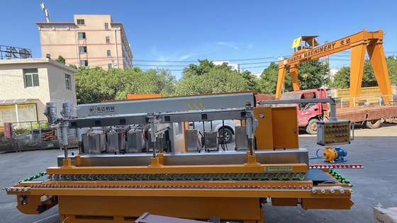 11 головы CNC горизонтальная каменная краска полировальная машина для гранитного мрамора кварцевого края шлифовки