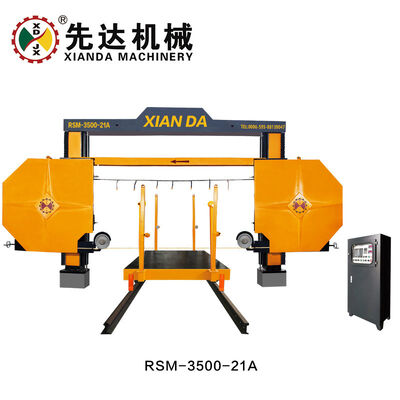 XIANDA RSM‐3500‐21 Diamond Wire Saw Machine, 2‐Axis PLC Motion Control Stone Block Cutting Machine for Granite Marble Dividing Machine (Машина для резки каменных блоков для разделки гранитного мрамора)