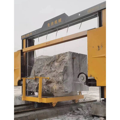 XIANDA RSM‐3500‐21 Diamond Wire Saw Machine, 2‐Axis PLC Motion Control Stone Block Cutting Machine for Granite Marble Dividing Machine (Машина для резки каменных блоков для разделки гранитного мрамора)