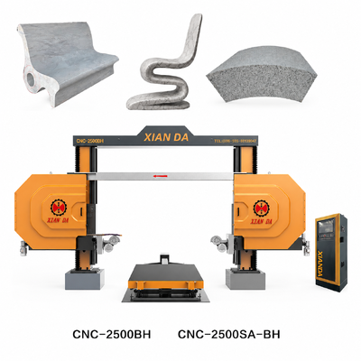 XIANDA Интеллектуальная CNC бриллиантовая тросная пила режущая машина с ПЛК управления для обработки мраморного гранита камня