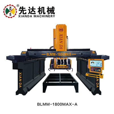 XIANDA BLMM‑1800MAX‑A/B 3 Axis CNC Dual Beam Bridge Stone Line Cutting Milling Machine for Special Shaped Granite Marble Stone Profiling