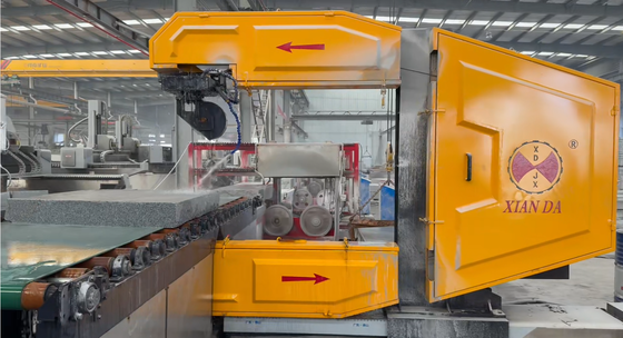 Вертикальная CNC бриллиантовая проволочная пила с 0-360° A-оси полным вращением, постоянным магнитом главный двигатель и высокой регулируемой скоростью проволоки 20-40 м/с