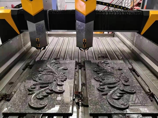 камень CNC 5.5kw высекая камень 1600x2500mm природы машины