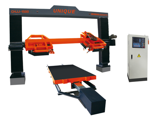 Автомат для резки края камня плиты CNC круговой для обработки неубедительного столбца